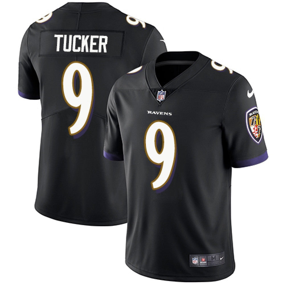 Men's Baltimore Ravens #9 Justin Tucker Black NFL Vapor Untouchable Limited Jersey 