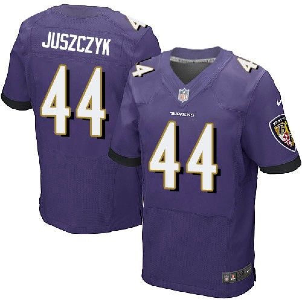 Ravens #44 Kyle Juszczyk Purple Team Color Men's Stitched NFL New Elite Jersey 