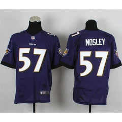 Ravens #57 C.J. Mosley Purple Team Color Men's Stitched NFL New Elite Jersey 