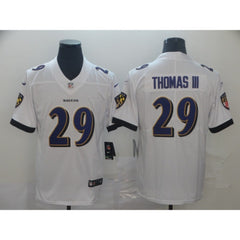 Men's Baltimore Ravens #29 Earl Thomas III White Vapor Untouchable NFL Jersey 