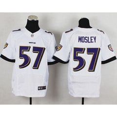 Ravens #57 C.J. Mosley White Men's Stitched NFL New Elite Jersey 