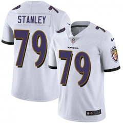 Men's Baltimore Ravens #79 Ronnie Stanley White Vapor Untouchable Limited Stitched NFL Jersey 