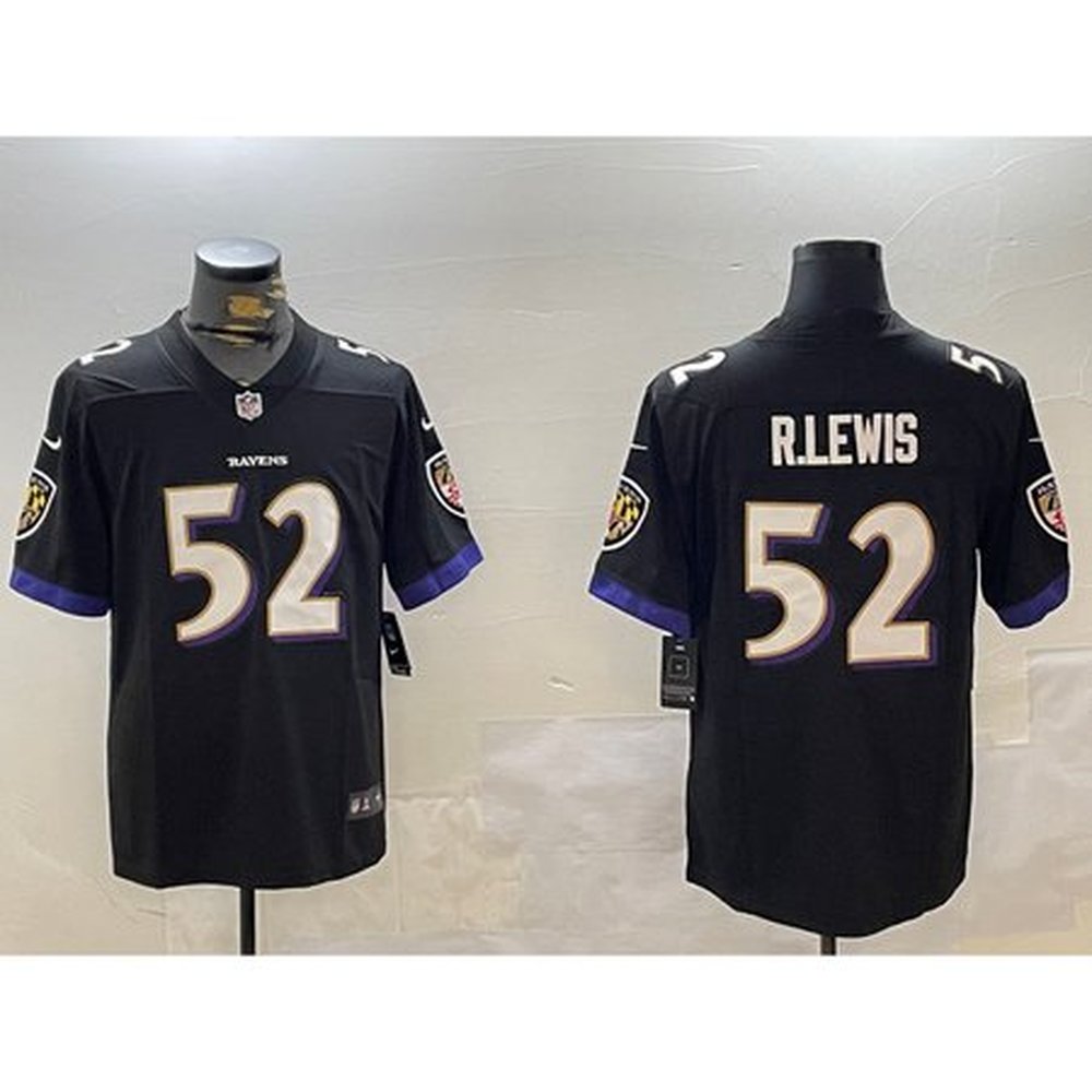 Men's Baltimore Ravens #52 Ray Lewis Blake Vapor Untouchable Limited NFL Jersey 