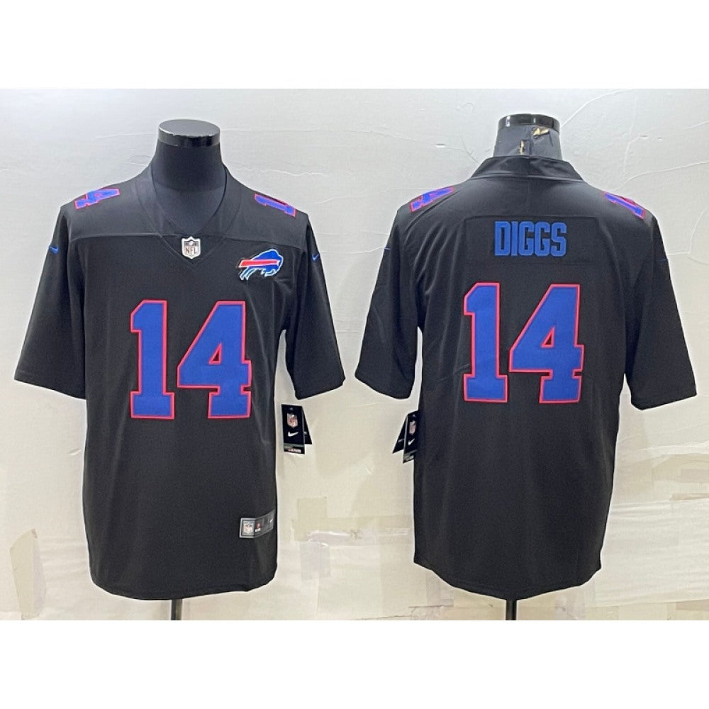 Men's Buffalo Bills #14 Stefon Diggs Black Vapor Untouchable Limited Stitched Jersey 