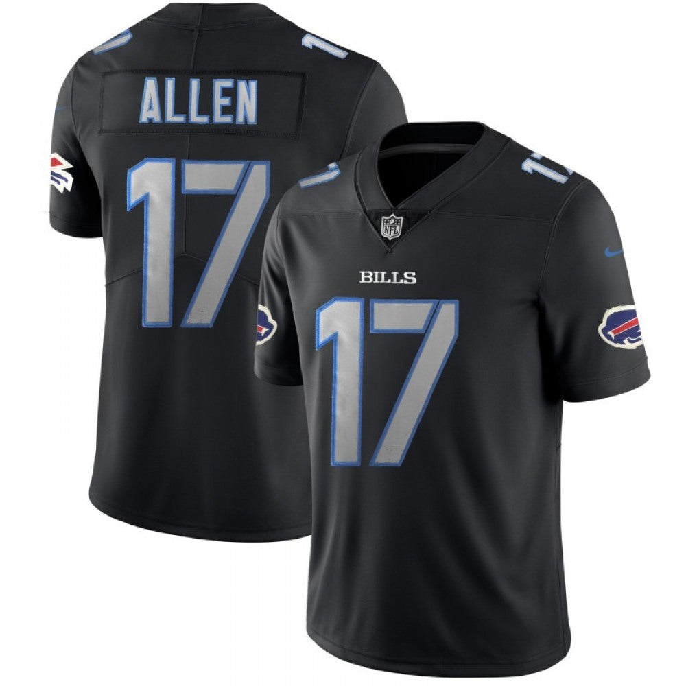 Men's Buffalo Bills #17 Josh Allen Black 2018 Impact Limited Stitched NFL Jersey 