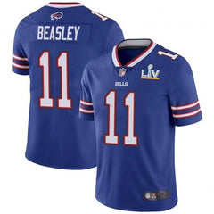 Men's Buffalo Bills #11 Cole Beasley Blue 2021 Super Bowl LV Stitched NFL Jersey 