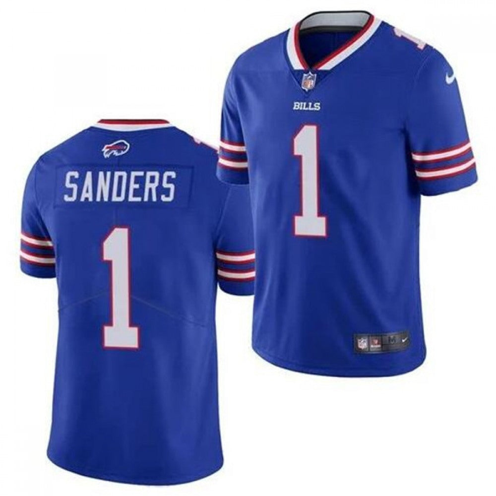 Men's Buffalo Bills #1 Emmanuel Sanders Blue Vapor Untouchable Limited Stitched Jersey 