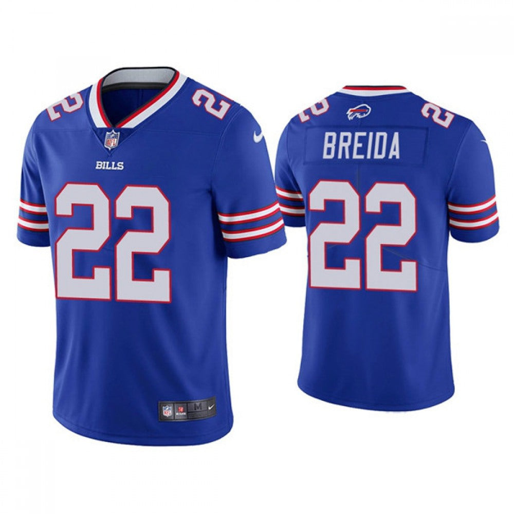 Men's Buffalo Bills #22 Matt Breida Blue Vapor Untouchable Limited Stitched Jersey 