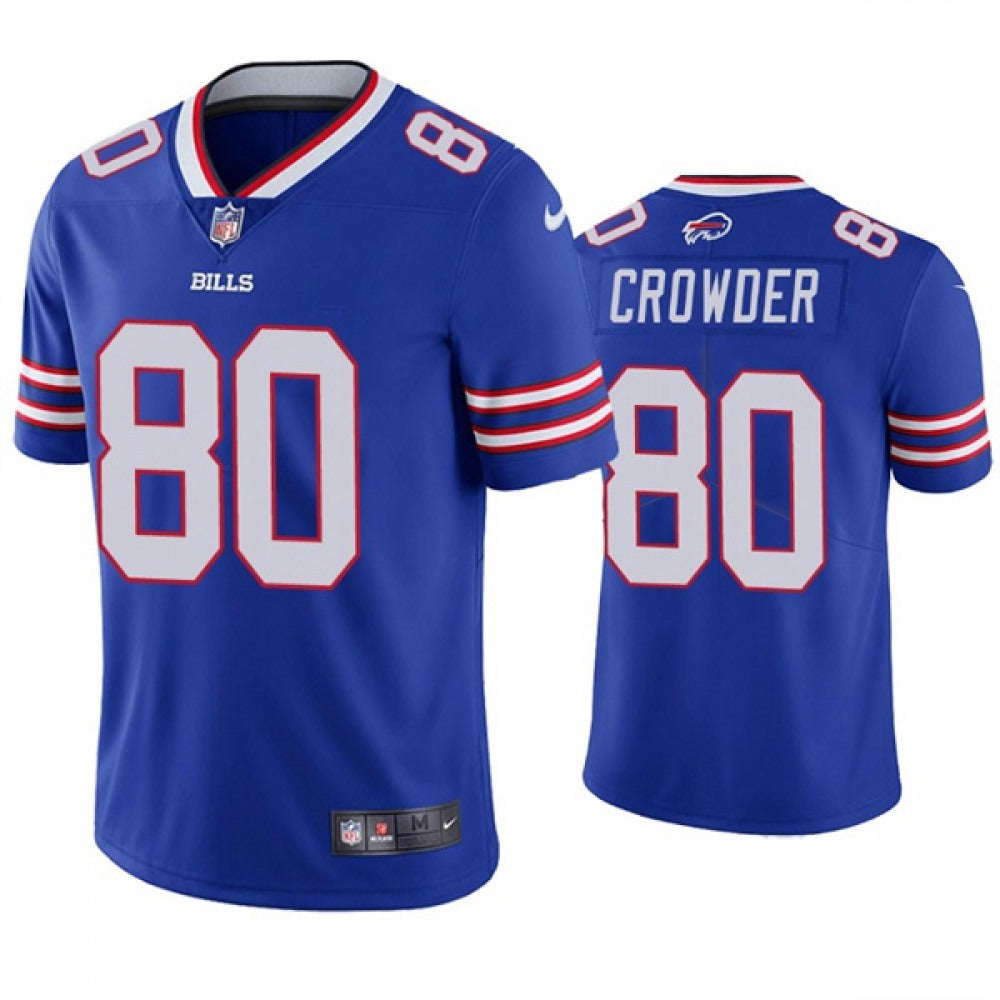 Men's Buffalo Bills #80 Jamison Crowder Blue Vapor Untouchable Limited Stitched Jersey 