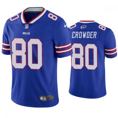 Men's Buffalo Bills #80 Jamison Crowder Blue Vapor Untouchable Limited Stitched Jersey 