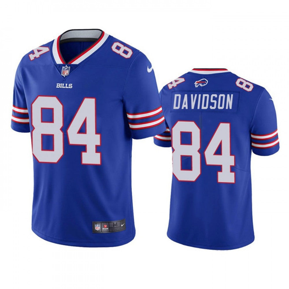 Men's Buffalo Bills #84 Zach Davidson Blue Vapor Untouchable Limited Stitched Jersey 
