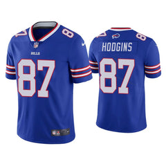Men's Buffalo Bills #87 Isaiah Hodgins Blue Vapor Untouchable Limited Stitched Jersey 