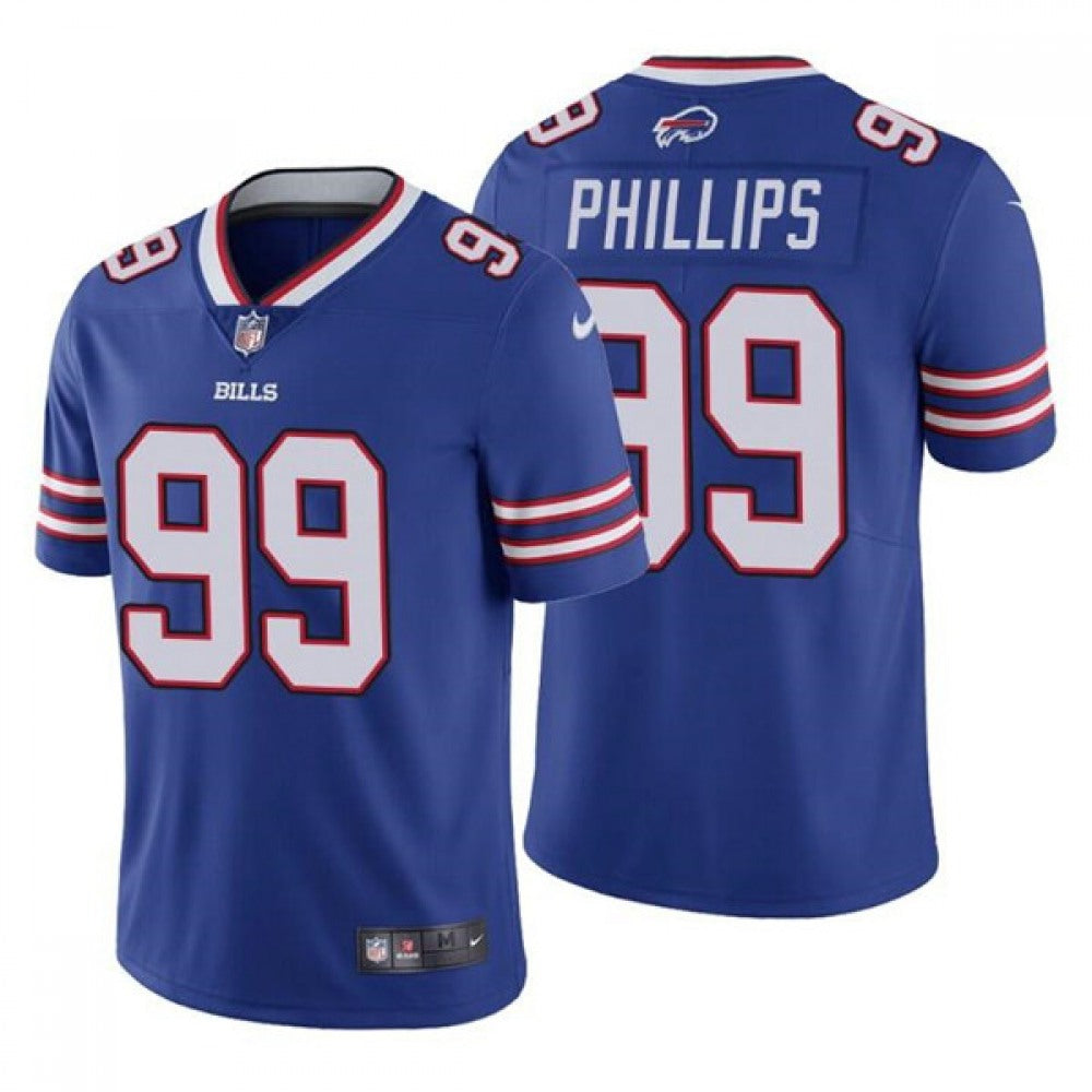 Men's Buffalo Bills #99 Harrison Phillips Blue Vapor Untouchable Limited Stitched Jersey 