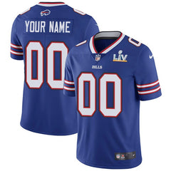 Men's Buffalo Bills Blue ACTIVE PLAYER 2021 Super Bowl LV Limited Stitched NFL Jersey 