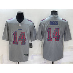 Men's Buffalo Bills #14 Stefon Diggs Grey Atmosphere Fashion Stitched Jersey 