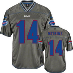 Bills #14 Sammy Watkins Grey Men's Stitched NFL Elite Vapor Jersey 