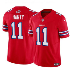 Men's Buffalo Bills #11 Deonte Harty Red 2023 F.U.S.E. Vapor Untouchable Limited Stitched Jersey 