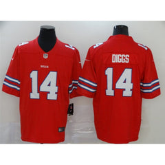Men's Buffalo Bills #14 Stefon Diggs Red Vapor Stitched Football Jersey 