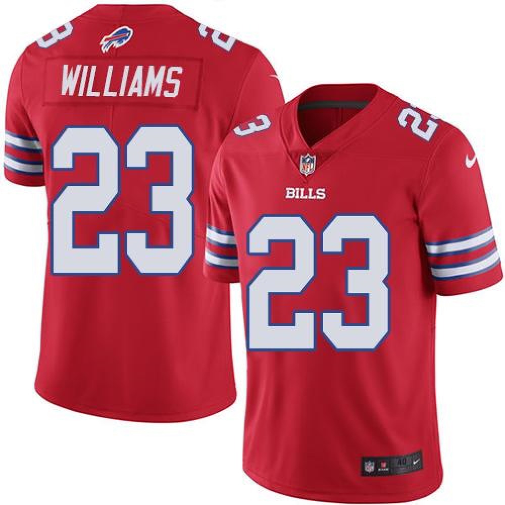 Bills #23 Aaron Williams Red Men's Stitched NFL Elite Rush Jersey 