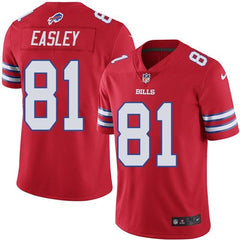 Bills #81 Marcus Easley Red Men's Stitched NFL Elite Rush Jersey 