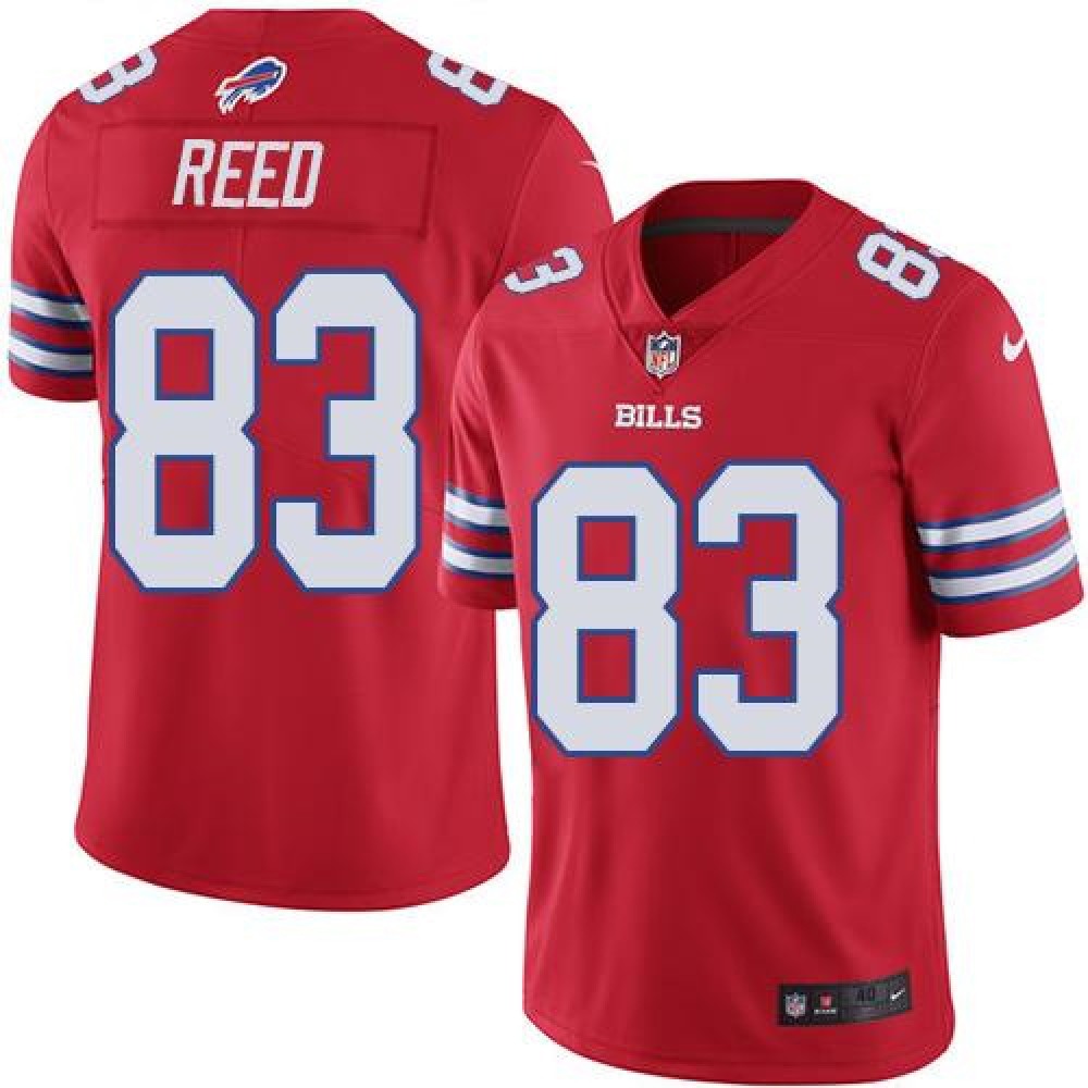 Bills #83 Andre Reed Red Men's Stitched NFL Elite Rush Jersey 