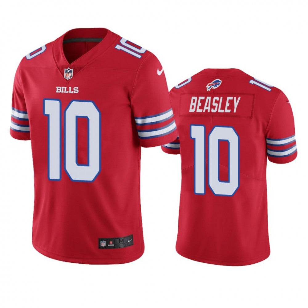 Men's Buffalo Bills #10 Cole Beasley Red Vapor Untouchable Limited Stitched NFL Jersey 
