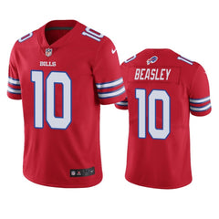 Men's Buffalo Bills #10 Cole Beasley Red Vapor Untouchable Limited Stitched NFL Jersey 