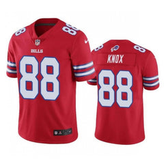 Men's Buffalo Bills #88 Dawson Knox Red Vapor Untouchable Limited Stitched Jersey 