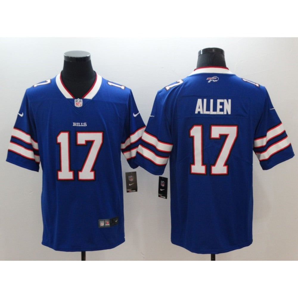 Men's Buffalo Bills #17 Josh Allen Royal 2018 NFL Draft Vapor Untouchable Limited Stitched Jersey 