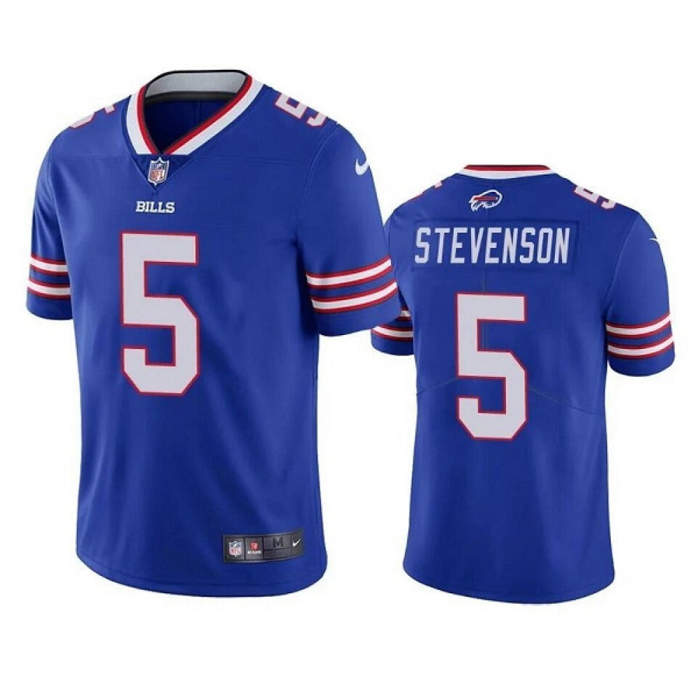 Men's Buffalo Bills #5 Marquez Stevenson Royal Vapor Untouchable Limited Stitched Jersey 