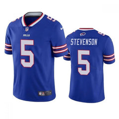 Men's Buffalo Bills #5 Marquez Stevenson Royal Vapor Untouchable Limited Stitched Jersey 