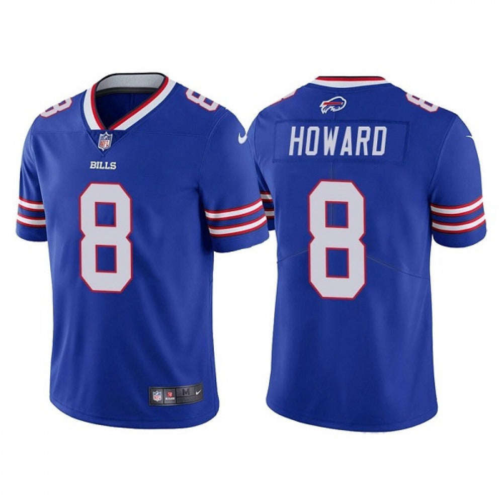 Men's Buffalo Bills #8 O.J. Howard Royal Vapor Untouchable Limited Stitched Jersey 