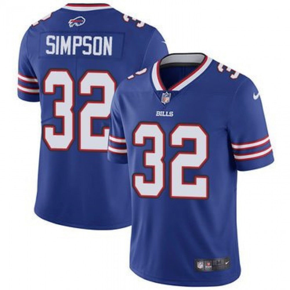 Men's Buffalo Bills #32 O. J. Simpson Royal Vapor Untouchable Stitched Jersey 