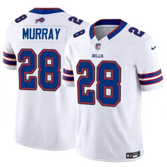 Men's Buffalo Bills #28 Latavius Murray White 2023 F.U.S.E. Vapor Untouchable Limited Stitched Football Jersey 