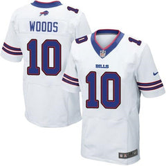Bills #10 Robert Woods White Men's Stitched NFL New Elite Jersey 