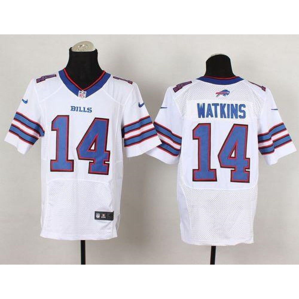 Bills #14 Sammy Watkins White Men's Stitched NFL New Elite Jersey 