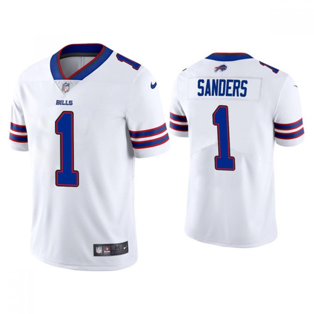 Men's Buffalo Bills #1 Emmanuel Sanders White Vapor Untouchable Limited Stitched Jersey 