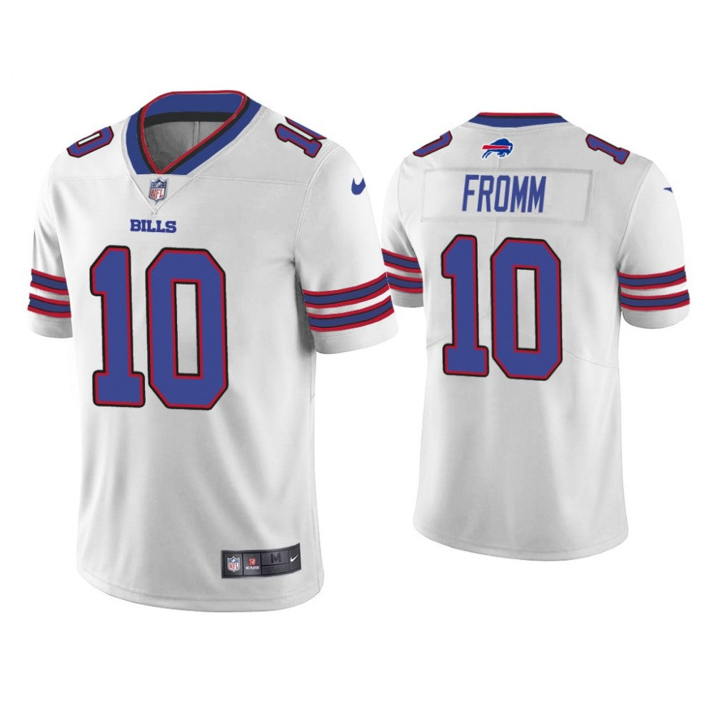 Men's Buffalo Bills #10 Jake Fromm White Vapor Untouchable Limited Stitched Jersey 