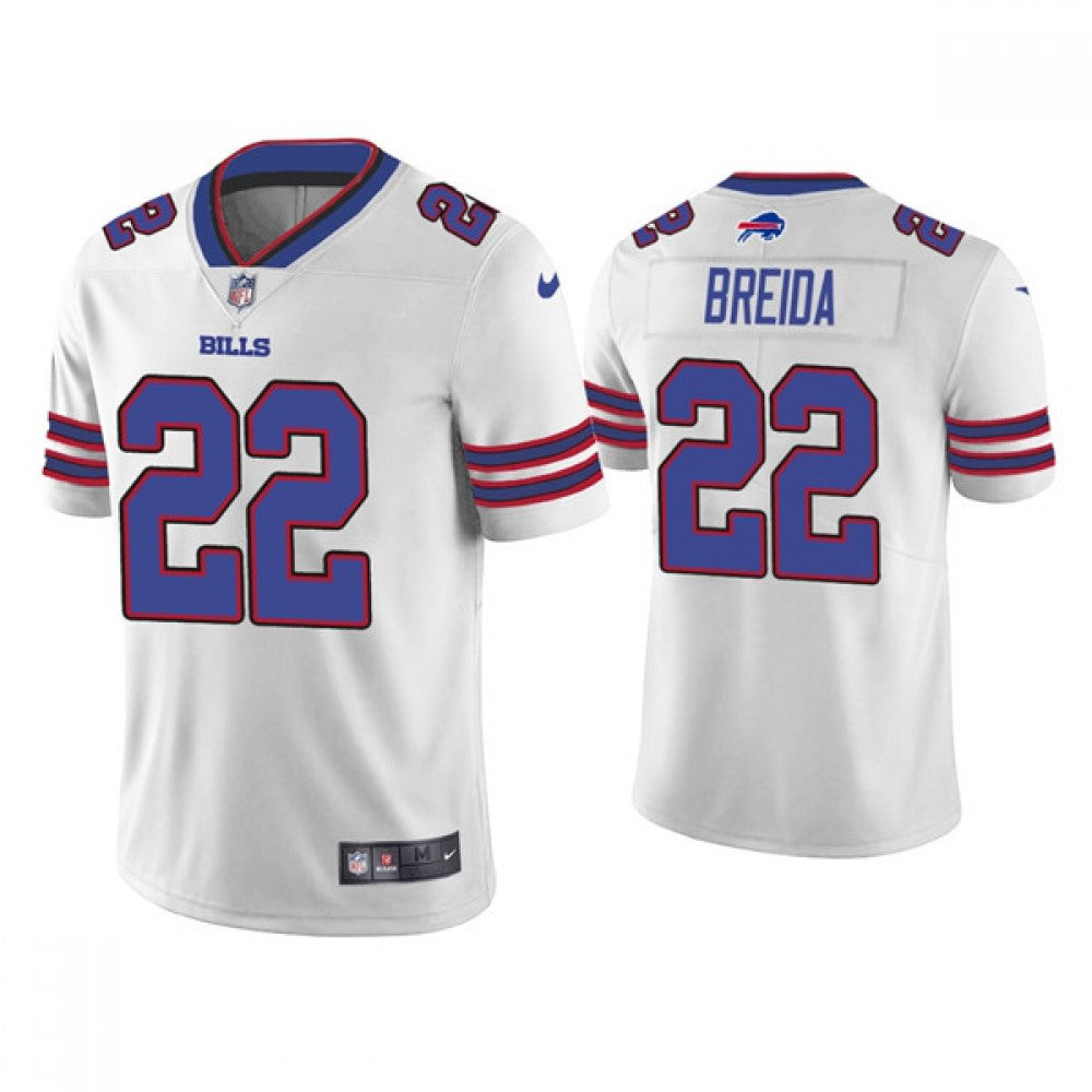 Men's Buffalo Bills #22 Matt Breida White Vapor Untouchable Limited Stitched Jersey 