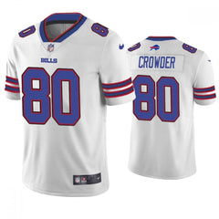Men's Buffalo Bills #80 Jamison Crowder White Vapor Untouchable Limited Stitched Jersey 
