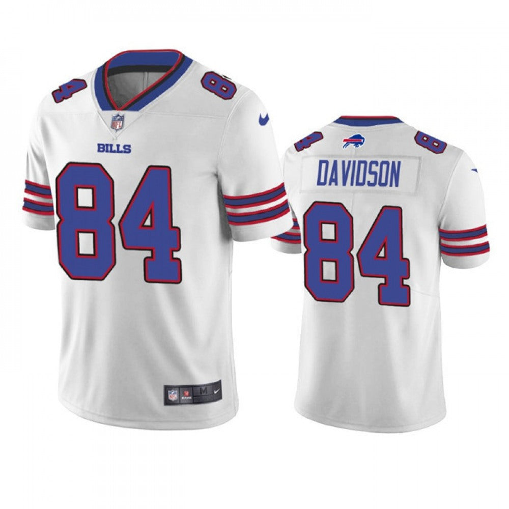 Men's Buffalo Bills #84 Zach Davidson White Vapor Untouchable Limited Stitched Jersey 