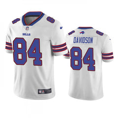 Men's Buffalo Bills #84 Zach Davidson White Vapor Untouchable Limited Stitched Jersey 