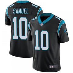 Men's Carolina Panthers #10 Curtis Samuel Black Vapor Untouchable Limited Stitched Jersey 