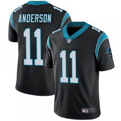 Men's Carolina Panthers #11 Torrey Smith Black Vapor Untouchable Limited Stitched NFL Jersey 