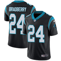 Men's Carolina Panthers #24 James Bradberry Black Vapor Untouchable Limited Stitched NFL Jersey 
