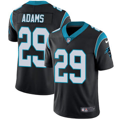 Men's Carolina Panthers #29 Mike Adams Black Vapor Untouchable Limited Stitched NFL Jersey 
