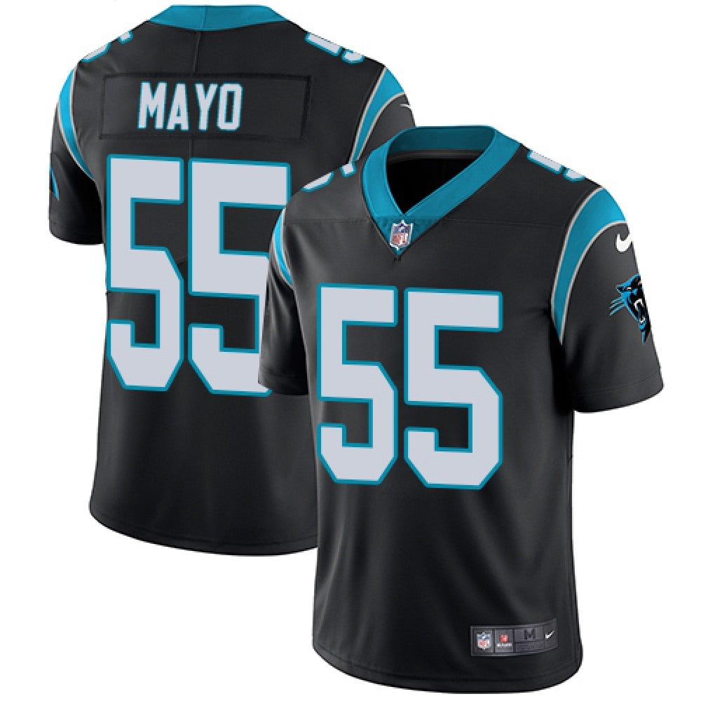Men's Carolina Panthers #55 David Mayo Black Vapor Untouchable Limited Stitched NFL Jersey 