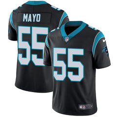 Men's Carolina Panthers #55 David Mayo Black Vapor Untouchable Limited Stitched NFL Jersey 