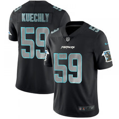 Men's Carolina Panthers #59 Luke Kuechly 2018 Black Impact Limited Stitched NFL Jersey 