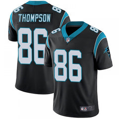 Men's Carolina Panthers #86 Colin Thompson Black Vapor Untouchable Limited Stitched Jersey 